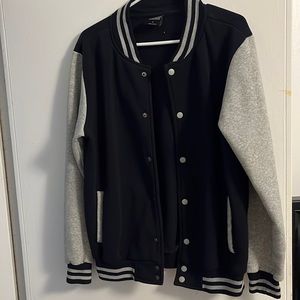 Unisex vintage sweatshirt jacket